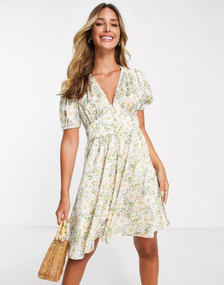 Women's Floral Midi Dress